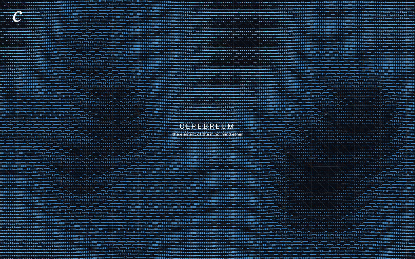 Screenshot of Cerebreum , Brand + landing page designed and built by Webeum